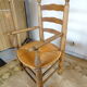 Pair of mulched brutalist armchairs