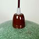 Industrial Factory Green Enamel Ceiling Lamp , 1960s