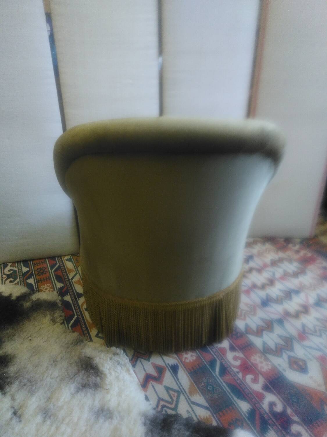 Vintage toad armchair