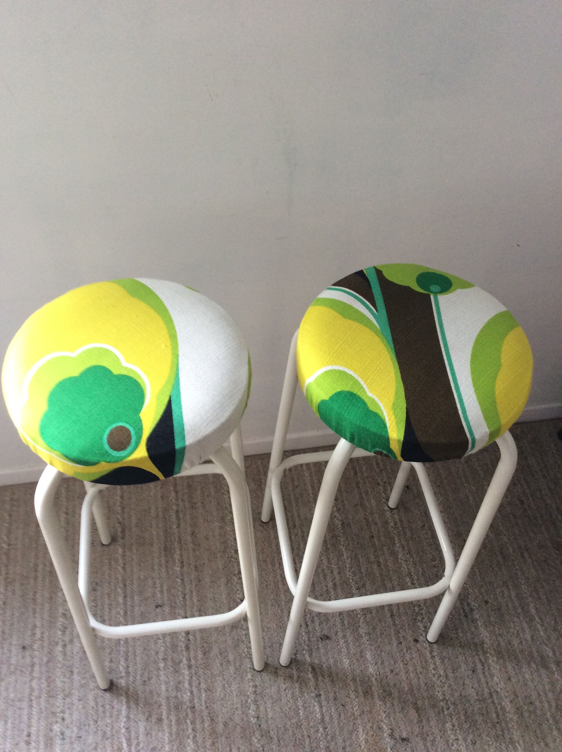 Pair of Unic design stools from the 70s