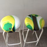 Pair of Unic design stools from the 70s