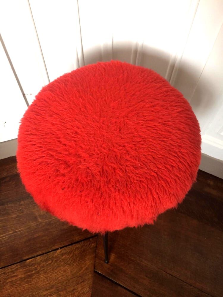 Red Pelfran Stool 1960