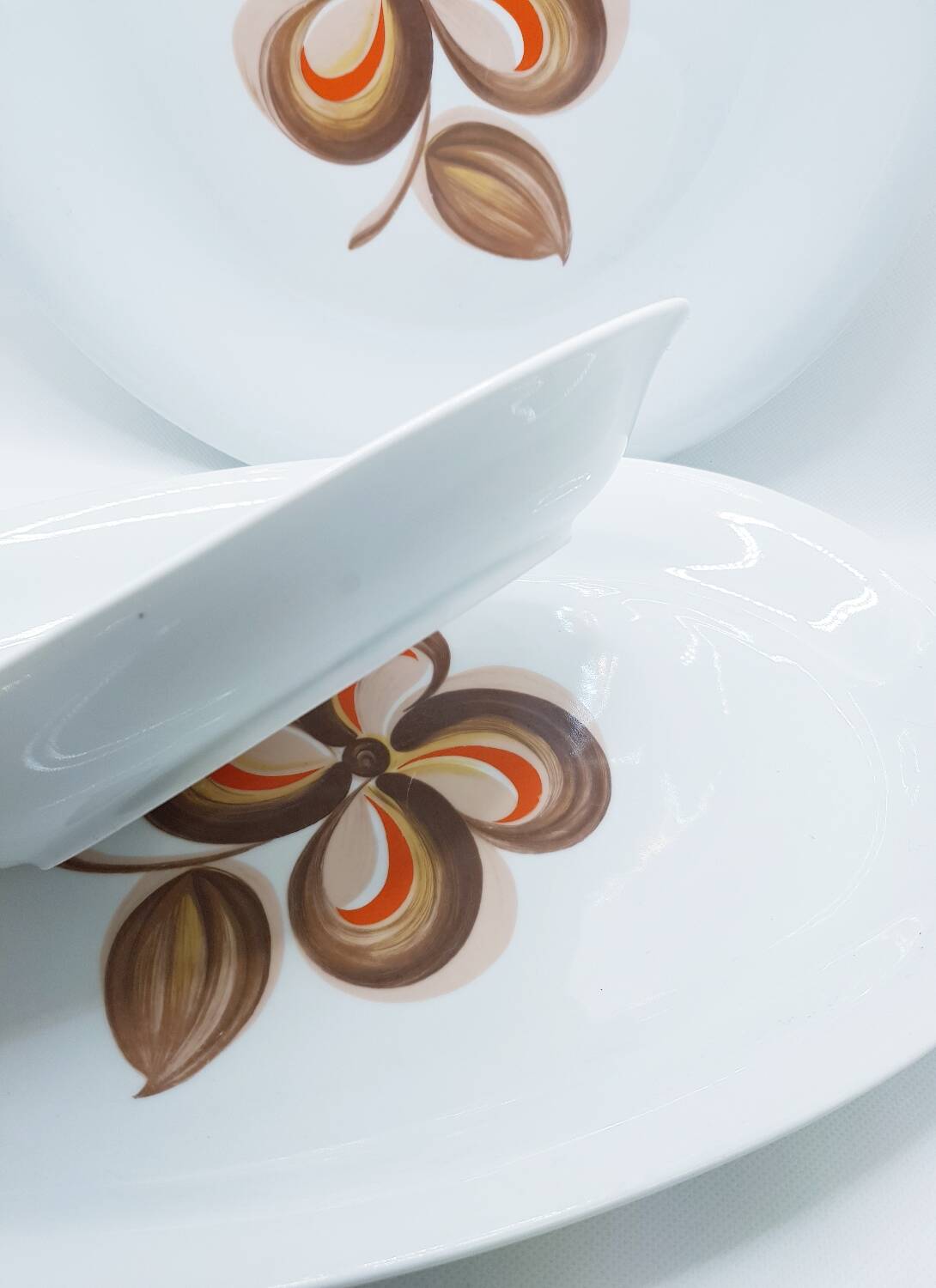 Service de table grande fleur