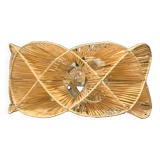 Natural rattan pendant light