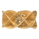 Natural rattan pendant light