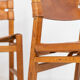 Oak & leather dining chairs