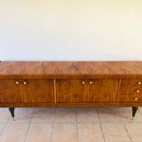 Walnut art deco sideboard