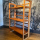 Foldable second-hand bookshop library
