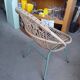 Vintage wicker armchair 1950/70