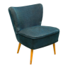 Midnight blue vintage cocktail chair