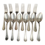 12 Apollo silver-plated cutlery pieces