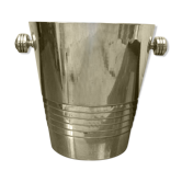 Silver metal champagne bucket