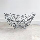 XXL wire metal fruit bowl / basket