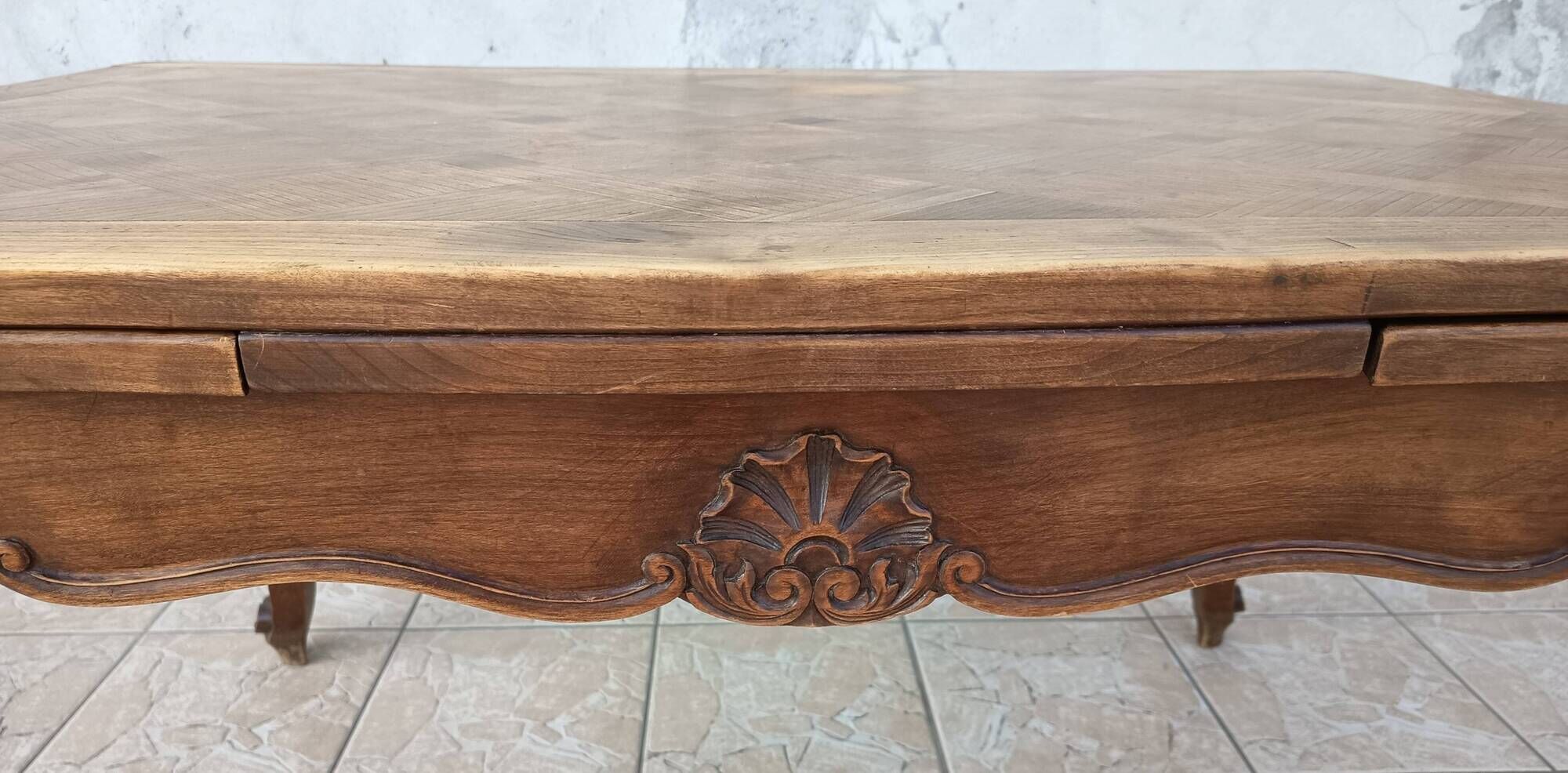 Louis XV style beech table