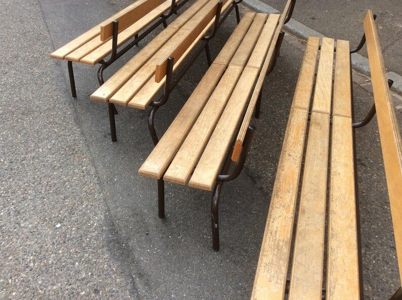 School School Children's Bench Mullca 1960