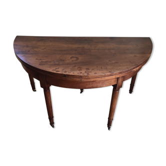 Half moon table XIXth Louis Philippe