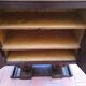 Vintage Art Deco carved bar cabinet