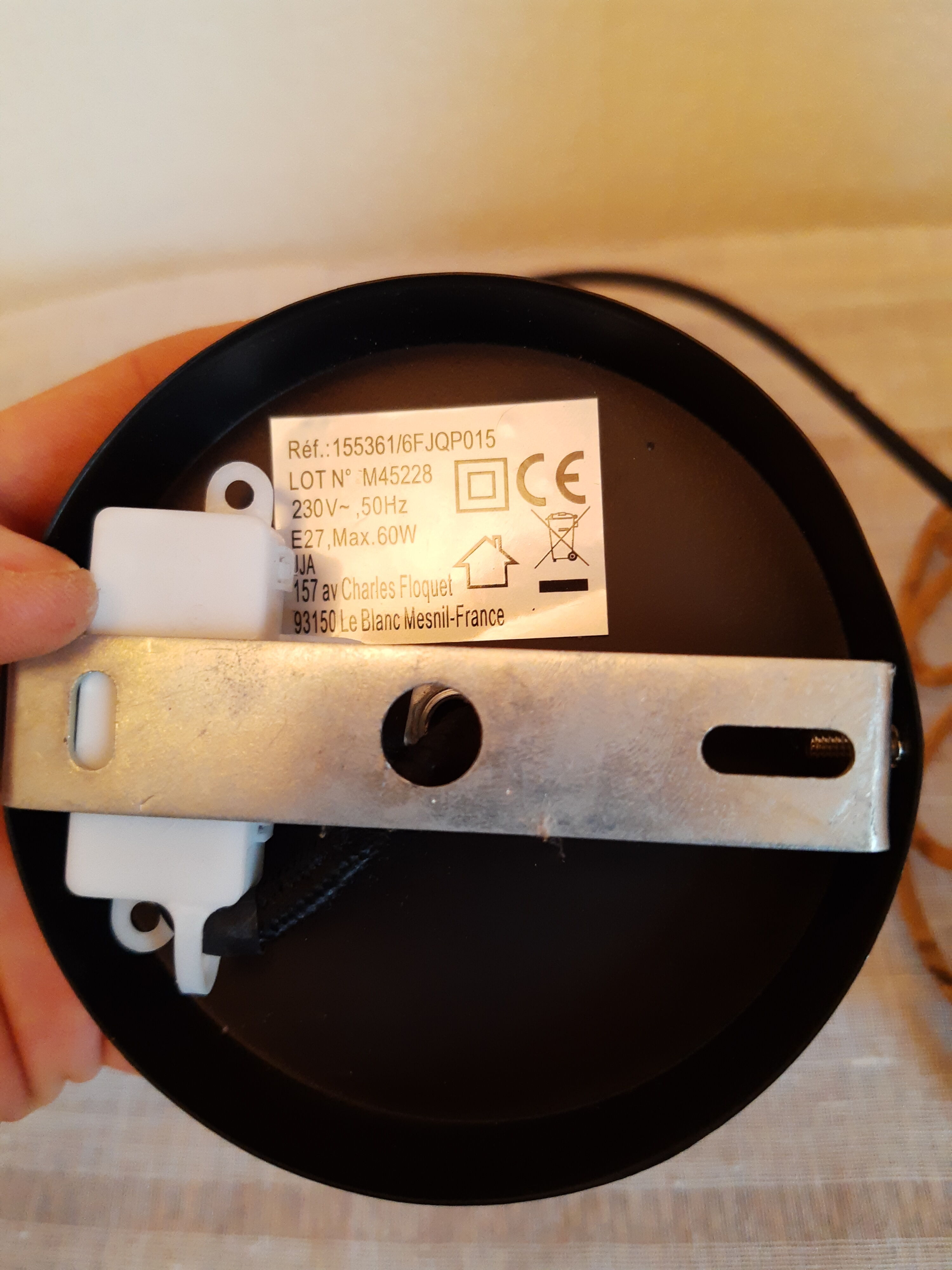 Vintage suspension rattan upcycled macramé mustard yellow