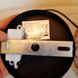 Vintage suspension rattan upcycled macramé mustard yellow