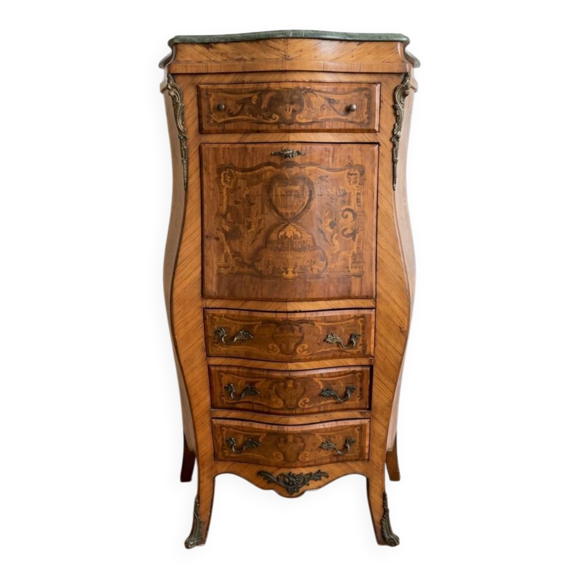 Ensemble meuble de rangement Louis XV en bois