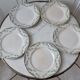 Set of 5 dessert plates Creil Montereau