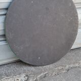 Beveled round mirror