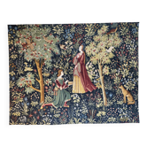 Large tapestry Robert Four Aubusson – Medieval Orchard – 140 x 190 cm