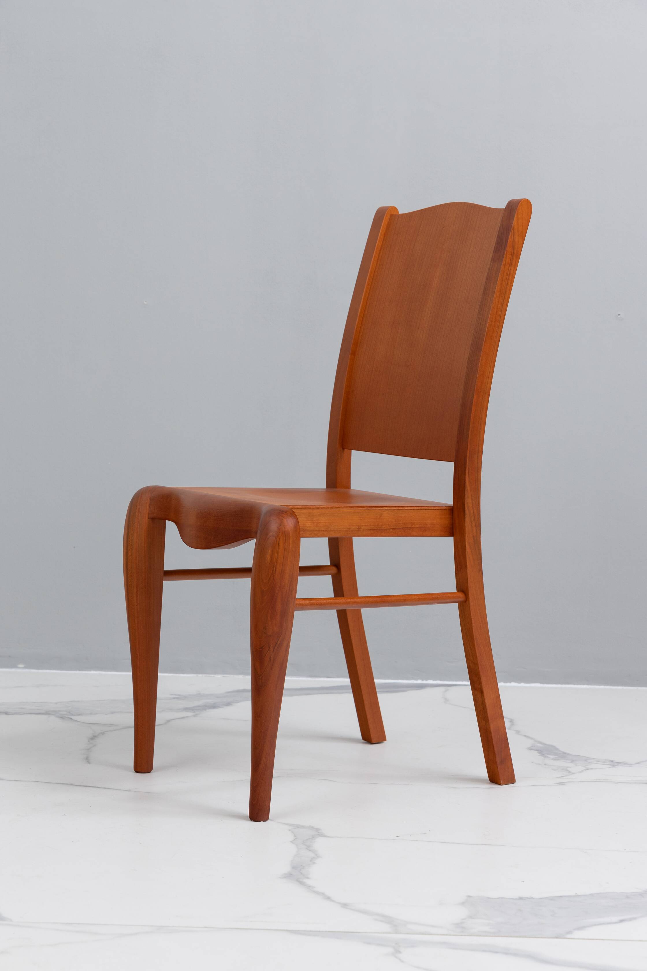 Set of 6 of "Placide of Wood" Chairs by Philippe Starck for Driade, 1989