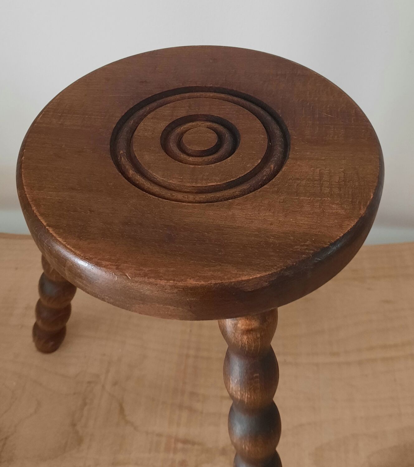 Tabouret Tripode bois