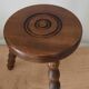 Tabouret Tripode bois