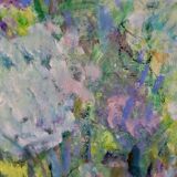 Original Swedish oil on panel from the mid-century "Whispers of Spring" Vintage