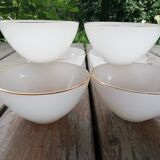 Batch of less opaline bowls