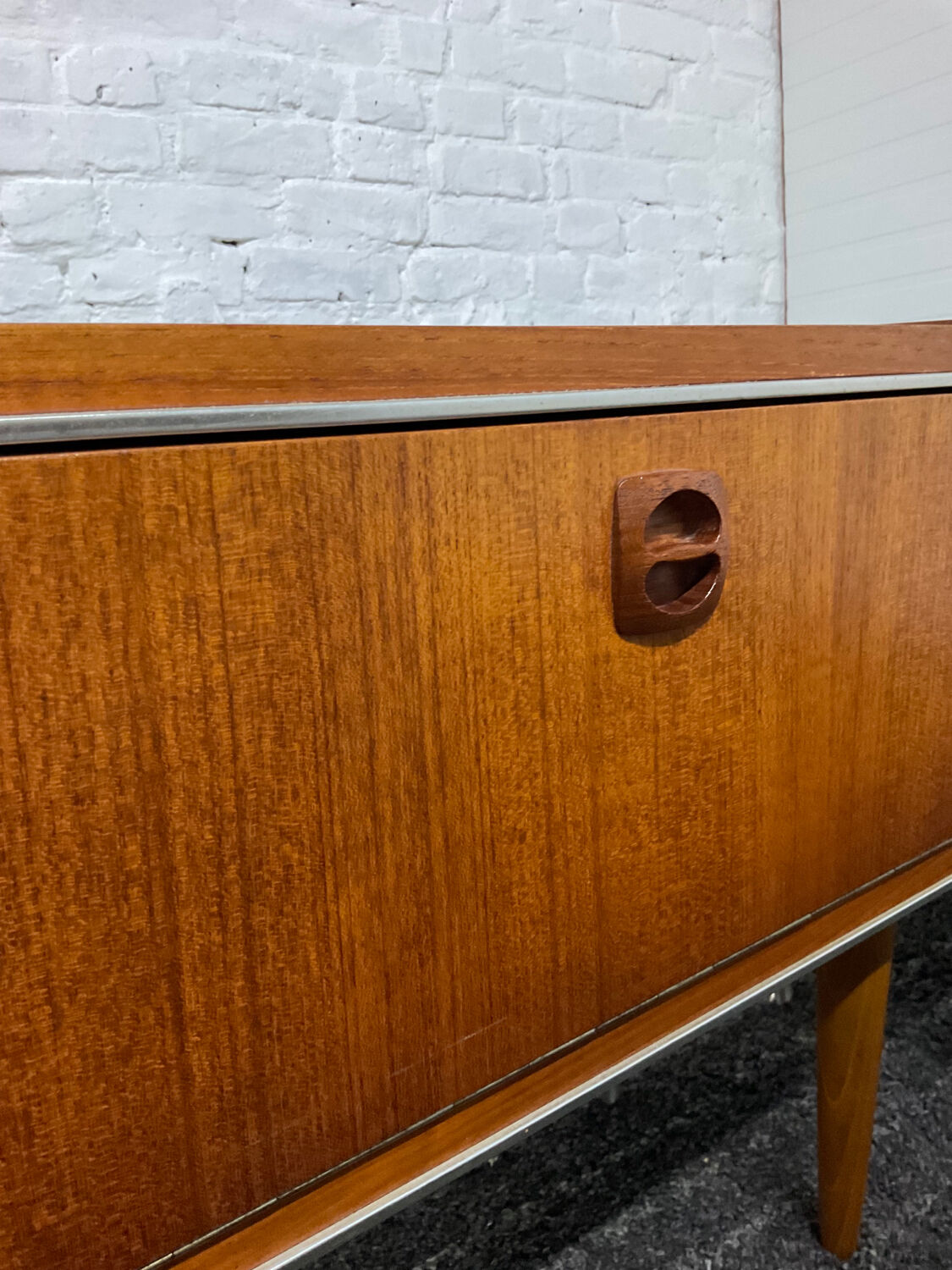 Pair of Scandinavian teak bedside tables