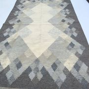 Mid-century swedish kilim röllakan rug by brita svefors for axeco 1960