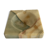 Vintage square ashtray alabaster tricolore