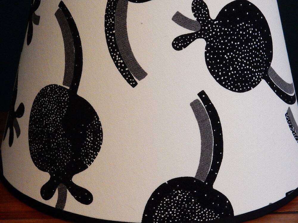 Vintage fabric lampshade Ikea 2005 design Sven Fristedt