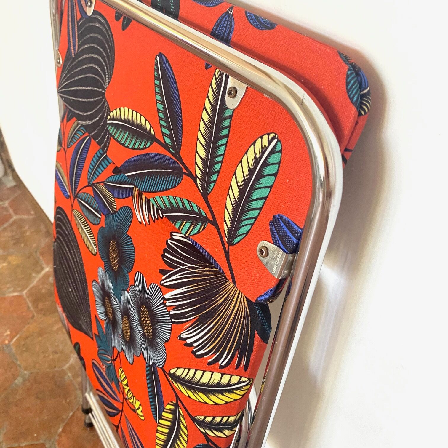 Vintage upcycling folding chair