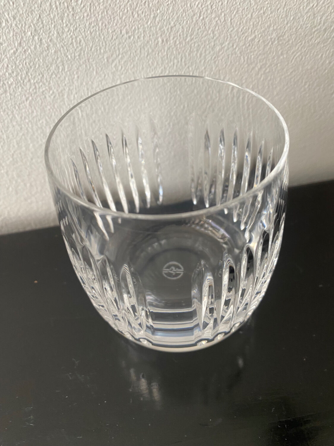 Saint Louis Crystal Glass Goblet Signed