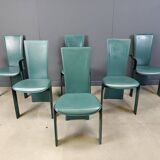 Vintage dining chairs by Pietro costantini, 1980s, set of 6