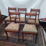 5 chaises style Louis Philippe