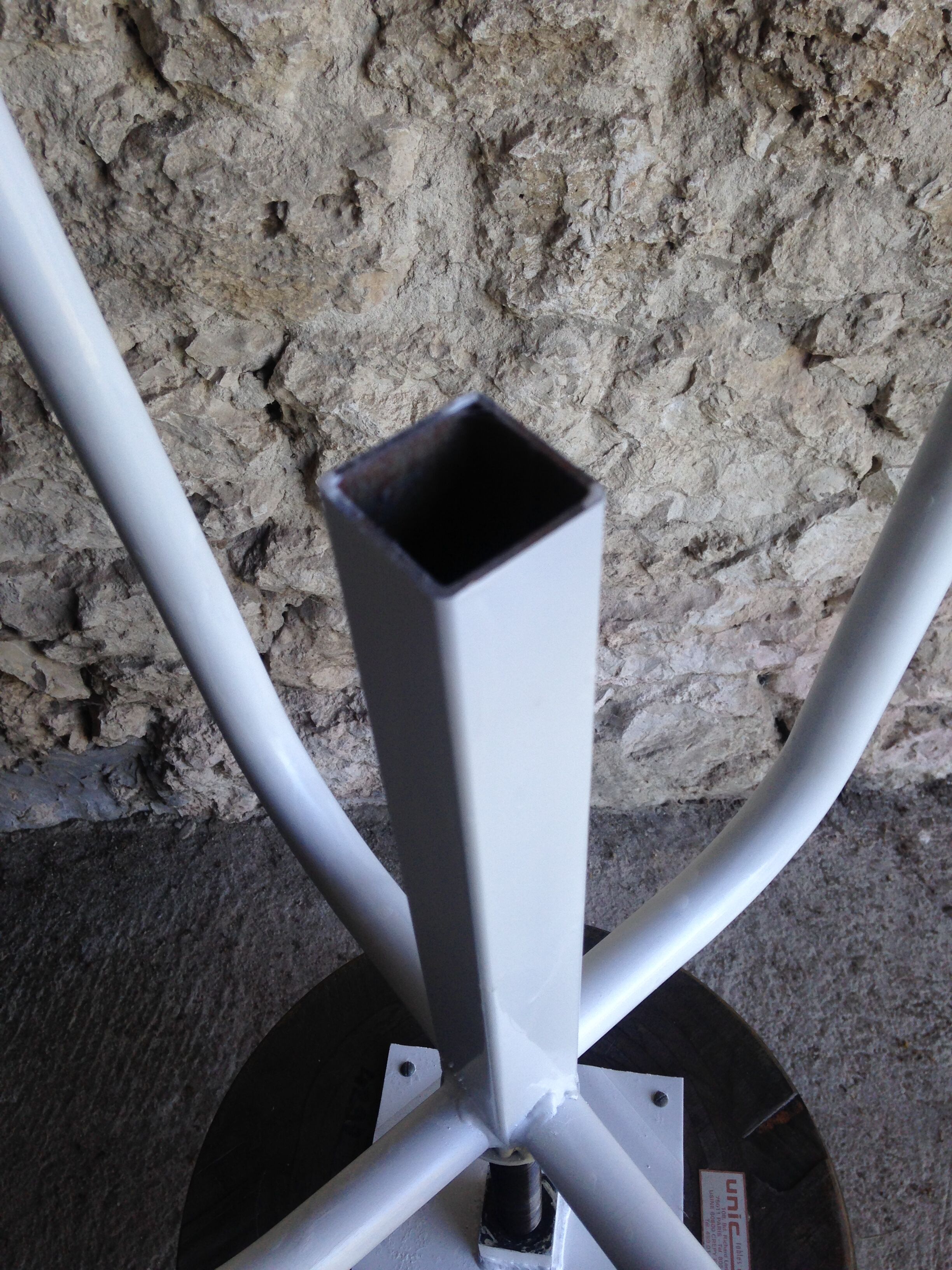 Industrial style screw stool 1970