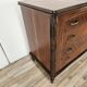 Commode des années 1980 en noyer, palissandre et érable.