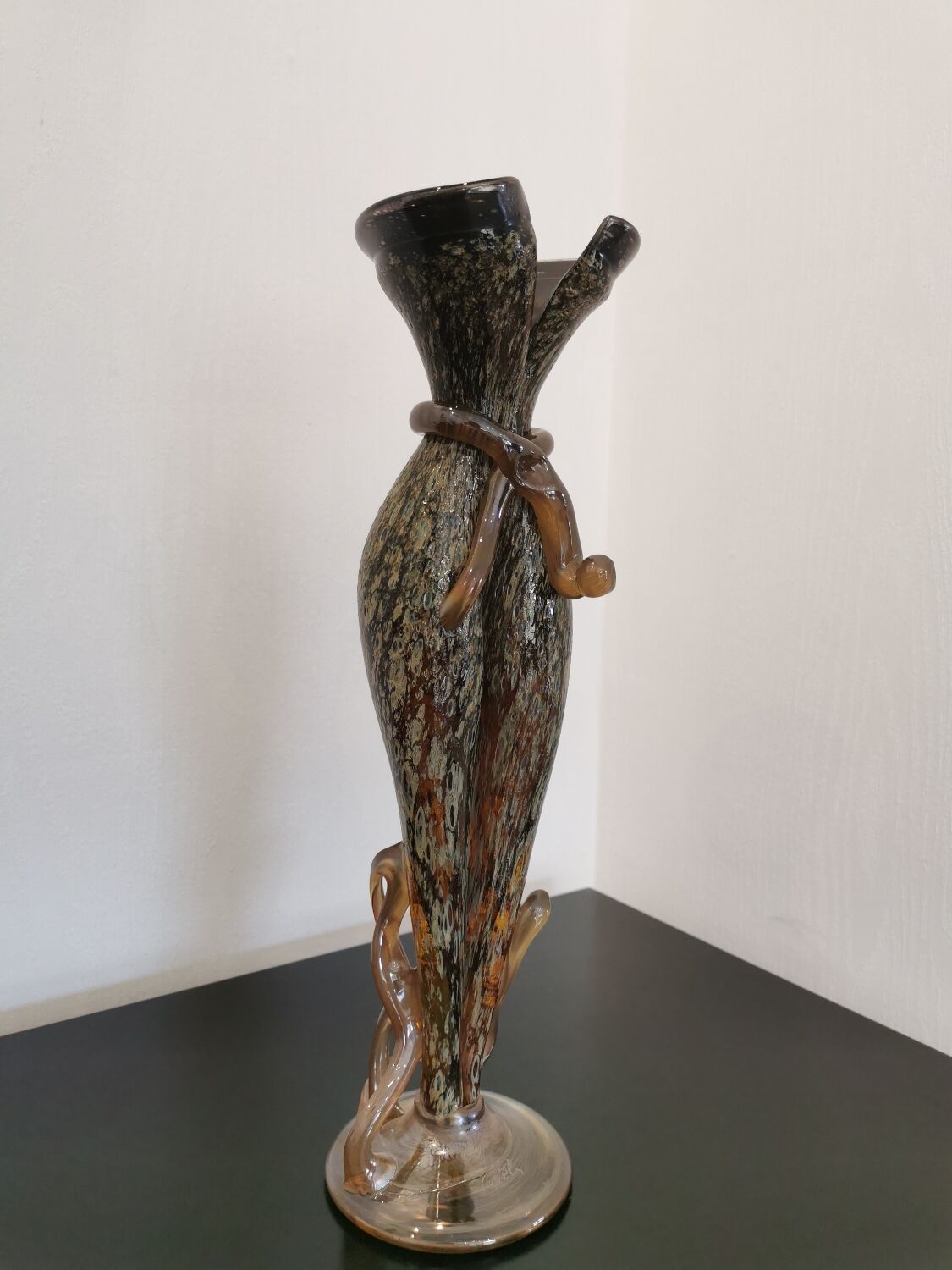 Vintage blown glass vase