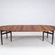 Arne Vodder oval dining table model 212 in rosewood Sibast Denmark 1960