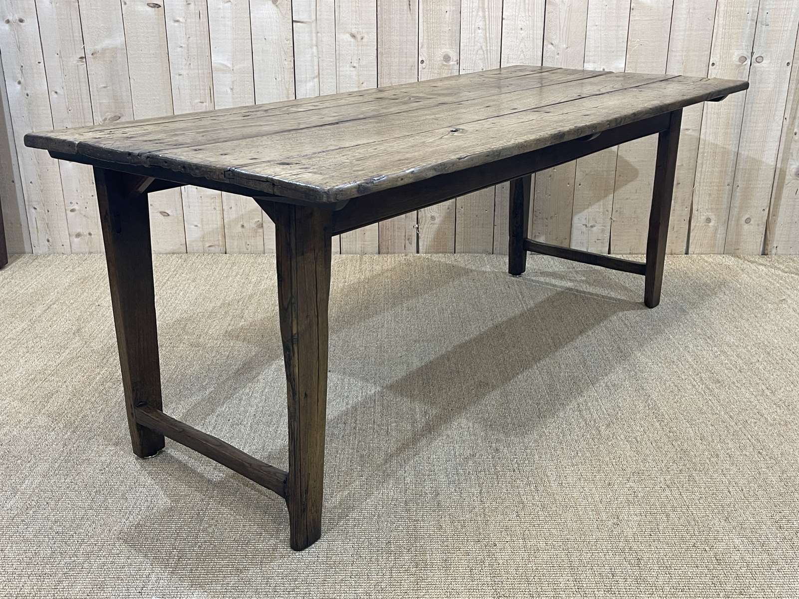 Nineteenth century chestnut farmhouse table