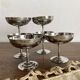 Stainless steel pedestal bowls