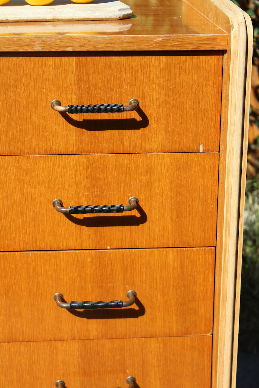 Vintage dresser stamped "SAM"