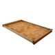 Hollywood regency bamboo and brass tray, Italy 1970s
