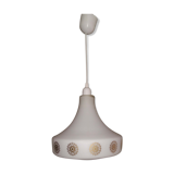 Vintage suspension in white opaline