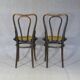 2 Kohn chairs no. 48 by Kohn 1890, not Thonet bistro - caned -